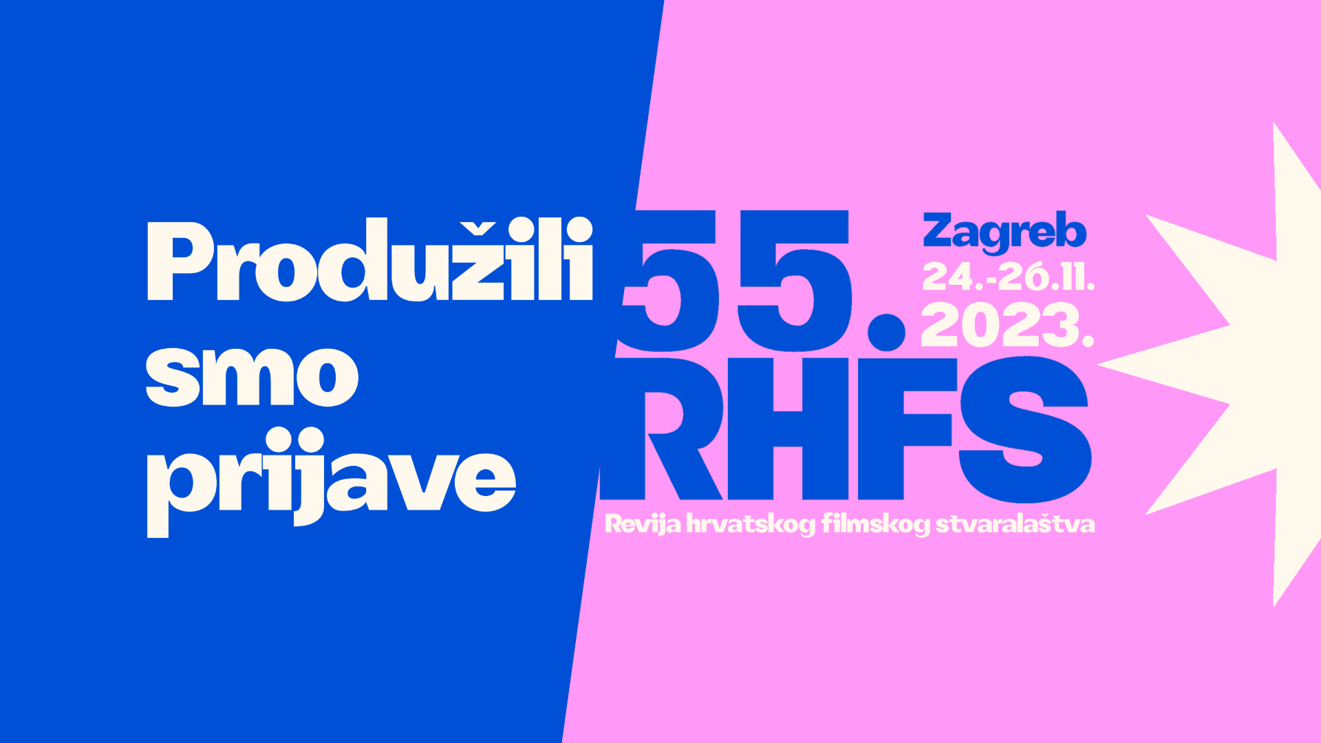 Produžene su prijave za 55. izdanje Revije hrvatskog filmskog stvaralaštva